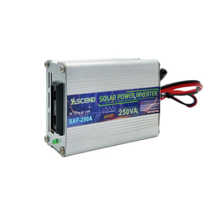 ASCEND Güneş Enerjisi İnvertörü 120W Modifiye Sinüs Dalgası 12V <span class=keywords><strong>DC</strong></span>'den 220V/230V AC'ye Araç İnvertörü Çoklu Koruma Özellikli SAF-250A - Product Image 2
