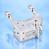 Support de montage UAV en aluminium sur mesure usiné CNC 5 axes, composants de drone usinés CNC de précision pour UAV industriels