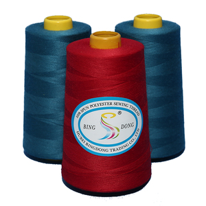 Tfo Vòng Nguồn Cung Cấp Máy May Sử Dụng May Vải 100 Spun Polyester Số Lượng Lớn Trung Quốc 40/2 40 2 5000M Bleach Trắng Đen - Product Image 2