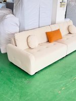 Canapé d'angle en flanelle, design moderne, revêtement écologique, fonction inclinable, idéal pour petit appartement, salon, hôtel