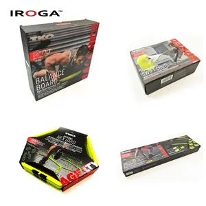 Iroga fitness özelleştirilmiş paket baskılı kağit kutu kafa kartı karton çanta için fitness ürünleri