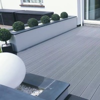 Planche de terrasse en WPC co-extrudé, grain de bois 3D, antidérapante, imperméable, composite, pour terrasse extérieure