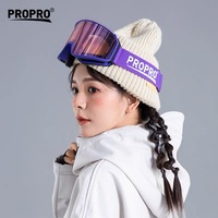 PROPRO 2022 nouveau Design Sport Double couche Protection UV400 lunettes de neige lunettes de Ski Snowboard