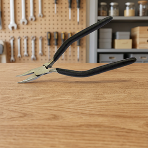 Extra Long Bent Nose Pliers 6.5 Inch Heavy Duty Hardened Steel Jewelry <b>Wire</b> Bending Gripping and <b>Craft</b> Repair Tool|GS1223 - Product Image 2