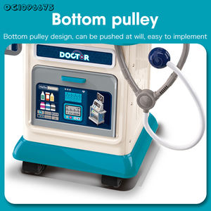 おもちゃキット医療用キッズのふりをする軽い音で面白い教育ドクターカート - Product Image 5