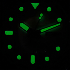 Orologio da Uomo BLIGER 40mm Movimento NH36 con Funzione Giorno e Data Quadrante Total Black Curvo di Lusso Business Impermeabile - Product Image 6