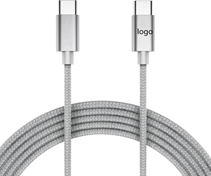 Câble USB-C vers USB-C tressé en nylon 240W, charge rapide, transfert de données haute vitesse, USB4, <span class=keywords><strong>fil</strong></span> E-Marker pour téléphone, ordinateur portable, console de jeu - Product Image 6