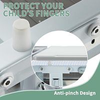 Ensemble de chaise de bureau fonctionnelle pour enfants Diroan, design moderne, ergonomique, hauteur réglable, bureau inclinable, lumière LED, tiroir de rangement, chambre de garçon