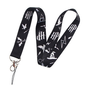 Cordón de teléfono móvil de dibujos animados mágicos Etiqueta de tarjeta de identificación Cordón de poliéster <span class=keywords><strong>Harry</strong></span> Rojo Negro - Product Image 5
