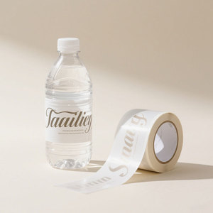 Custom Holographic Spring Water Bottle <strong>Tags</strong> for PET Plastic Beverages Energy and Carbonated <strong>Drinks</strong> - Product Image 3