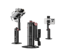 ADYSS A300 Support de suivi panoramique en direct de bureau 360 de haute qualité pour selfie sticks AI suivi automatique du visage