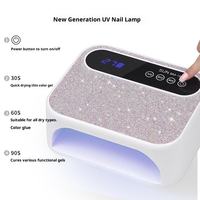 Sèche-ongles LED automatique avec capteur de mouvement intégré, séchage rapide du gel, 168w 365nm, lampe UV pour ongles
