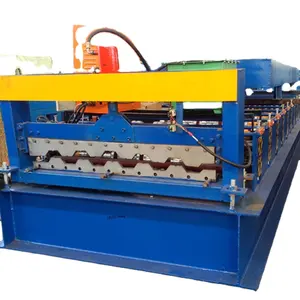 Golfplaten Dak Blad Making Machine Maquina Para Hacer Teja Vloer Dek Roll Forming Machine