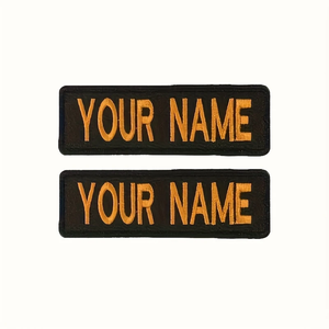 Insigne brodé personnalisé de tactique de crochet et de boucle, drapeau de moral, patchs à repasser pour vêtements - Product Image 2