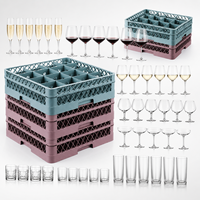 Panier de rangement empilable pour verres, séchoir à verres à vin en plastique, caisse de rangement pour vaisselle pour restaurant, hôtel, bar, café, cuisine