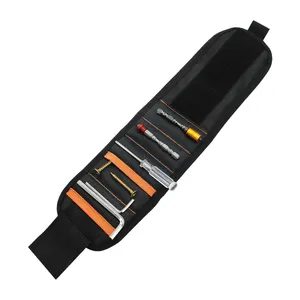 Factory Direct Sale Portable Tools Magnetic Wristband Bag Tools Holder Wrist Belt For Holding Things