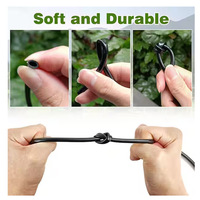 100 pieds. 1/4 pouce. Tuyau d'irrigation goutte à goutte, tuyau vierge pour système d'arrosage de jardin, compatible avec les émetteurs et les raccords