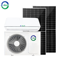 Climatiseur solaire Esun Stock All DC 1HP, 0,75 tonne, hors réseau, mini-split, système de climatisation solaire pour la maison