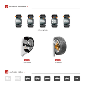 Équilibreuse de roues informatisée auto-calibrante JA-B02, machine d'équilibrage automatique des pneus, aligneur de roues de voiture, machine d'équilibrage de roues JA-B02 - Product Image 3