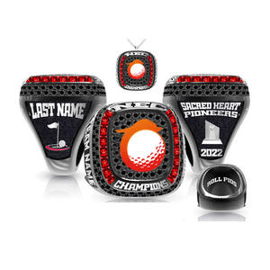 Usine personnalise votre logo bagues de championnat, rugby, basket-ball, bagues en alliage de baseball et bijoux de sport unisexe - Product Image 4