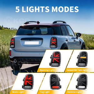 Luz Trasera LED de Estilo Arcaico para <span class=keywords><strong>MINI</strong></span> Countryman F60 2017-2024 <span class=keywords><strong>Cooper</strong></span>/<span class=keywords><strong>Cooper</strong></span> S Hatchback JCW, Luces Traseras Estilo Union Jack - Product Image 3