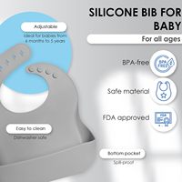 Ensemble d'alimentation pour bébé en silicone antidérapant avec assiettes et bols à ventouse, idéal pour l'alimentation des tout-petits et les repas en famille