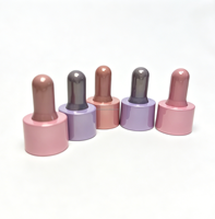 Pipette compte-gouttes en plastique de 1 ml pour huiles essentielles avec bouchon à vis, embout droit et tête en TPU pour pots
