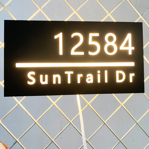 Số cửa dạ quang cho văn phòng & bệnh viện Loại đèn nền cho xe hơi & Trung tâm trang trí phòng bầu không khí Enhancer - Product Image 2