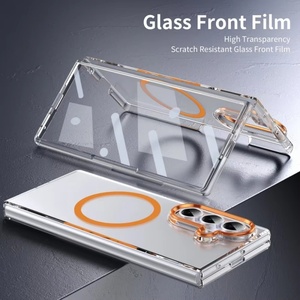 Funda Magnética Transparente de Lujo para Teléfono Samsung Z Fold 8 7 6 5 4 3 con Protector de Pantalla de Vidrio Frontal, Carcasa Rígida a Prueba de Golpes - Product Image 5