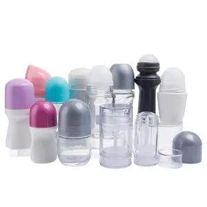 Kerst Cosmetische Verpakking 60Ml Deodorant Fles Roll Op Met Roller Bal, Roll Op Flessen, roll Op Flessen Groothandel