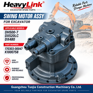 มอเตอร์สวิงรถขุด มอเตอร์ไฮดรอลิกสำหรับ Doosan DH500-7 DX520LC DX480 หมายเลขอะไหล่ 170303-00047 K1000758 - Product Image 1