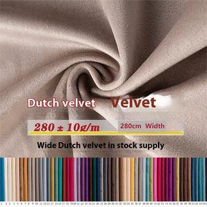 قماش تريكو مخملي مطفي بنمط مخملي غير لامع قماش تريكو للأريكة مشد وسادة من القماش - Product Image 2