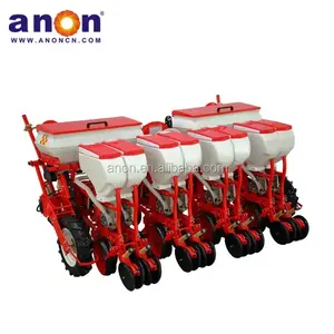 ANON 8 filas sembradora de maíz mini máquina sembradora de maíz de plantación de soja de maíz