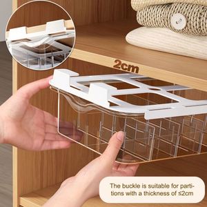 Nueva Caja de Almacenamiento Multifuncional Sin Perforaciones, Caja de Almacenamiento Colgante para Ropa Interior, Calcetines y Condimentos para Armario - Product Image 2