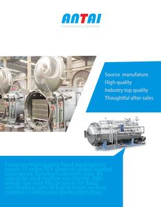 Nhà máy mới sản xuất ngang Nồi hấp vặn lại tiệt trùng máy SUS304 Vật liệu độ chính xác cao điều khiển tự động cho đóng gói - Product Image 6