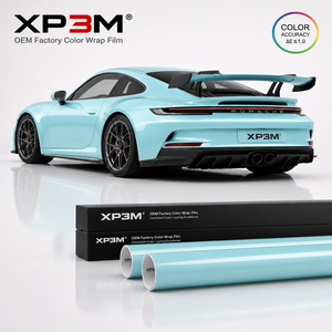ฟิล์มใสกันรอยรถยนต์ XP3M Cold Crystal Light Blue OEM Gloss TPU สีฟ้าอ่อน ความหนา 7.5 มิล ซ่อมแซมตัวเองได้ ป้องกันรอยขีดข่วน ป้องกันสีเหลือง ติดตั้งแบบเปียก - Product Image 1