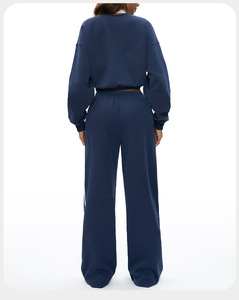 Completo Sportivo Casual Autunno Inverno a Righe <span class=keywords><strong>in</strong></span> 100% <span class=keywords><strong>Poliestere</strong></span> Eco-Friendly, Comodo e alla Moda - TZ4506 - Product Image 6