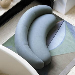 Designer giulebbe sezionale divano 3 posti divano di lusso <span class=keywords><strong>moderno</strong></span> <span class=keywords><strong>bianco</strong></span> di agnello di lana mobili <span class=keywords><strong>soggiorno</strong></span> - Product Image 5