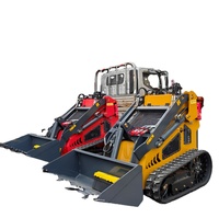 Piccolo Skid Loader EPA Euro5 produttore cinese uso magazzino Farm Loader Compact Mini Crawler cingolato Skid Steer