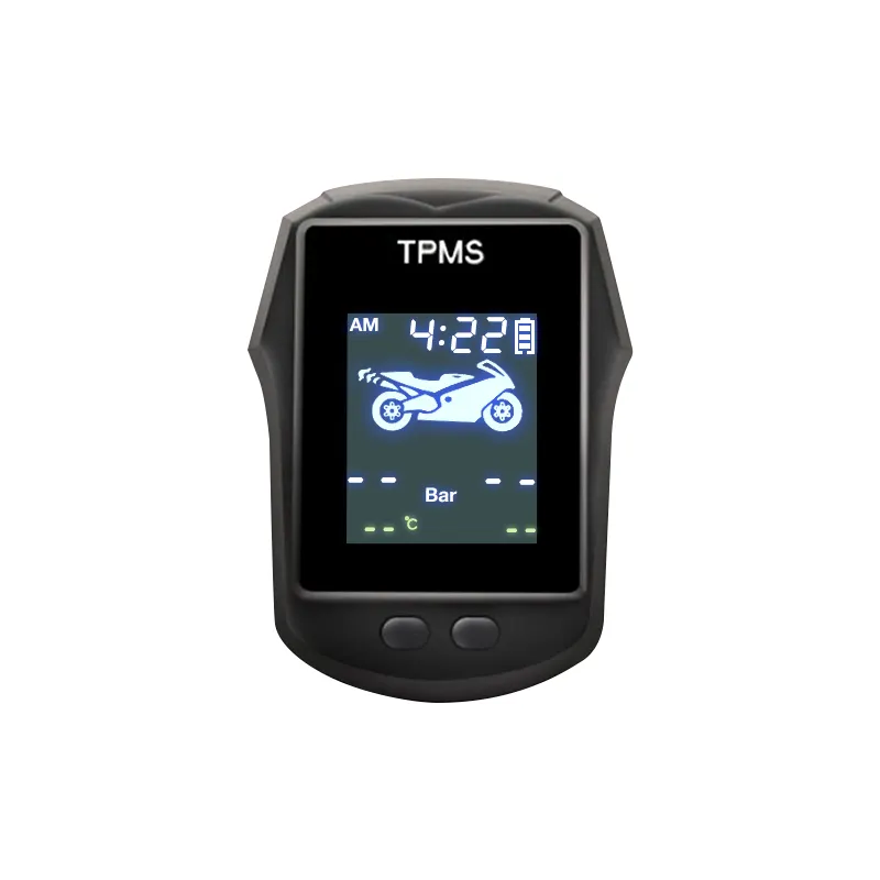 Мотоцикл TPMS двигатель шин давление шин контроль температуры сигнализация с 2 внешними датчиками USB зарядка motos