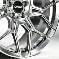 Jantes forgées en aluminium 6061-T6 personnalisées 5x112 15-30 pouces, jantes argentées pour Audi BMW Mercedes Porsche Tesla RE30RPF1