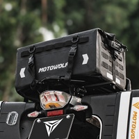 Sac de selle de moto imperméable multifonction grande capacité 37L pour siège arrière