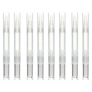 Empty Cuticle Oil Pen Brush Tip Applicator Lip <b>Gloss</b> 2ml 3ml Twist Cosmetic <b>Clear</b> Empty Nail Polish Cuticle Oil Pen - Product Image 5