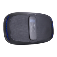 Plate-forme de fitness vibrante électrique pour tout le corps, machine d'exercice avec plaque de vibration verticale, vente en gros
