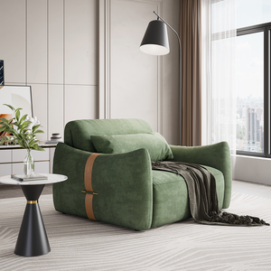 Sofá Cama Eléctrico Reclinable Moderno, Plegable, de Tela, para Sala de Estar, Apartamento, Hotel, para un Estilo de Vida Urbano - Product Image 1