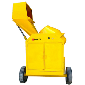 500l grande capacité de mélangeur à <span class=keywords><strong>béton</strong></span> diesel trémie de basculement hydraulique et rouleau de basculement mécanique malaisie - Product Image 4