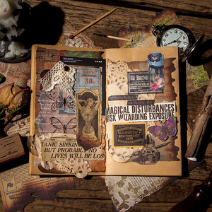 Carta Vintage per Giornali e Riviste, Materiale DIY Retrò, Carta Decorativa per Scrapbooking, Arte, Artigianato, Diari e Forniture per Scrapbooking - Product Image 4