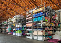 Etiquette cousue RFID UHF étanche personnalisée Etiquettes textiles Etiquettes RFID de gestion de vêtements NFC passive longue portée pour l'accès au shopping