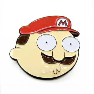 Pines de esmalte suave de dibujos animados, alfileres de metal esmaltados de personajes de películas - Product Image 5