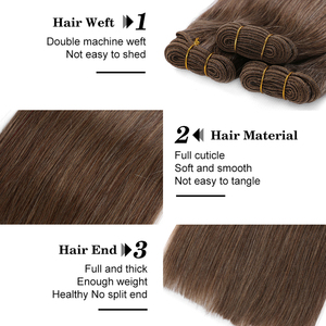 Remy-<span class=keywords><strong>extensiones</strong></span> de cabello humano brasileño, postizo de Color rubio miel, liso, <span class=keywords><strong>Balayage</strong></span> - Product Image 2